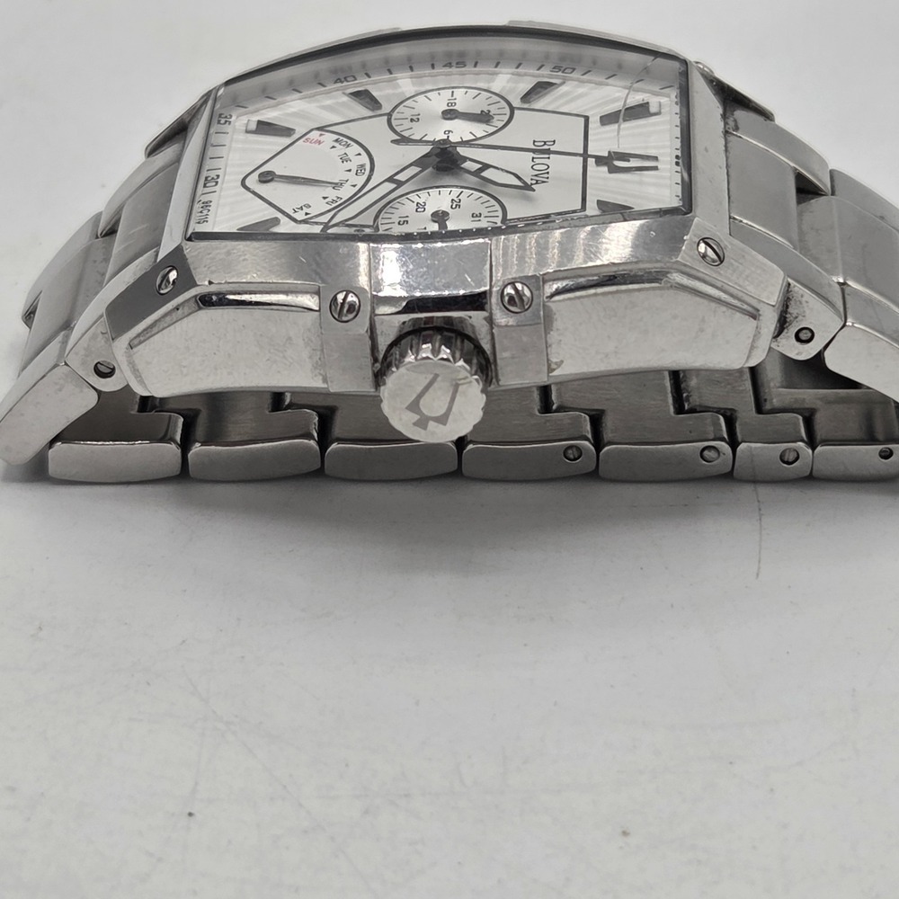 Bulova Winter Moor 96C115 Mens Watch Stainless Steel Water Resistant - Picture 3 of 9